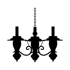 Image showing Lamp Silhouette