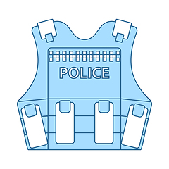 Image showing Police Vest Icon