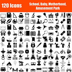 Image showing Set of 120 Icons