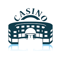 Image showing Casino Building Icon