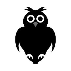 Image showing Halloween black owl