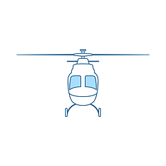 Image showing Helicopter Icon