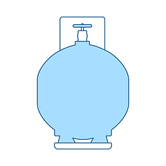 Image showing Gas Cylinder Icon