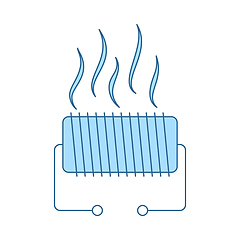 Image showing Electrical Heater Icon