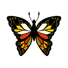 Image showing Butterfly Icon