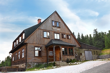 Image showing Mountain hut Jelenka in Czech Republic