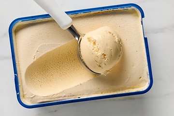 Image showing vanilla ice cream