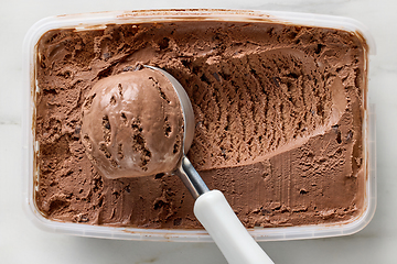 Image showing box of chocolate ice cream