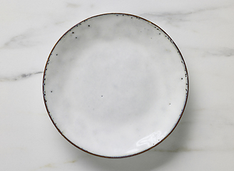 Image showing empty white plate 