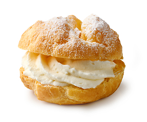 Image showing freshly baked cream puff