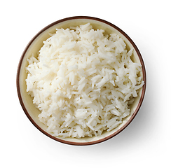 Image showing bowl of boiled rice