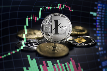 Image showing Litecoin cryptocurrency