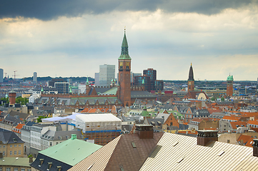 Image showing Skyline of Copenhagen Denmark