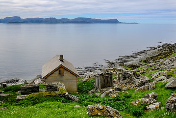 Image showing old house by the sea