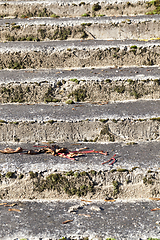 Image showing old stone staircase