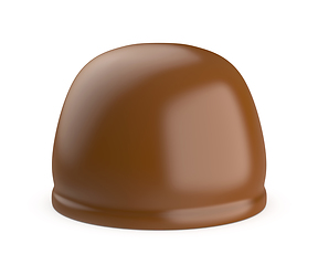 Image showing Chocolate coated marshmallow