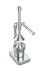 Image showing Silver citrus hand press