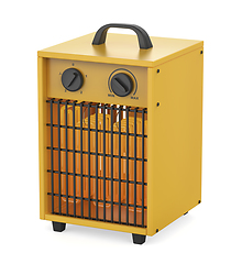 Image showing Industrial electric fan heater