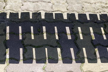 Image showing shadow bench