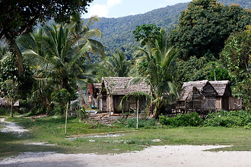 Image showing malagasy village in Maroantsetra, Madagascar