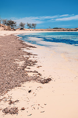 Image showing sand beach in Madagascar, Antsiranana, Diego Suarez