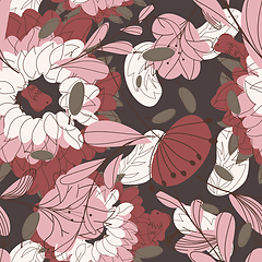 Image showing Seamless Floral Pattern