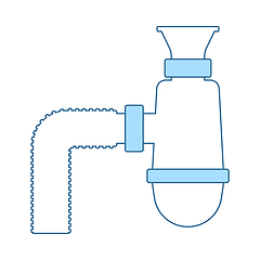 Image showing Bathroom Siphon Icon