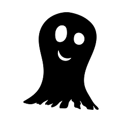 Image showing Halloween Cartoon Ghost