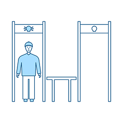 Image showing Stadium Metal Detector Frame Icon