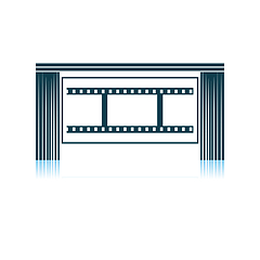 Image showing Cinema Theater Auditorium Icon