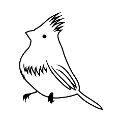 Image showing Sketch of Bird