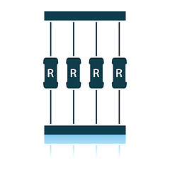 Image showing Resistor Tape Icon