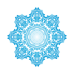 Image showing Circle Snowflake