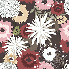 Image showing Seamless Floral Pattern