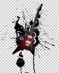 Image showing Grunge music style