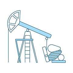 Image showing Oil Pump Icon