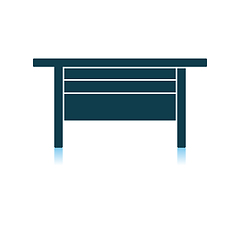 Image showing Boss Office Table Icon