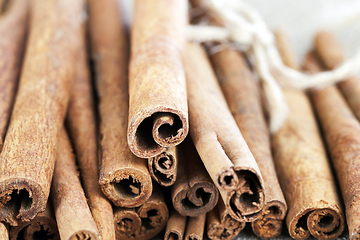 Image showing rope spice cinnamon