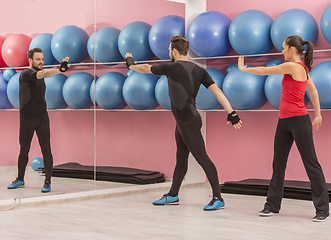 Image showing Couple in the Gym