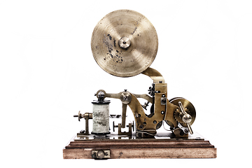 Image showing old telegraph machine