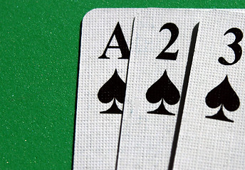Image showing ace two three