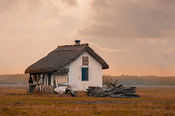 Image showing house of shepherds on the Hungarian puszta