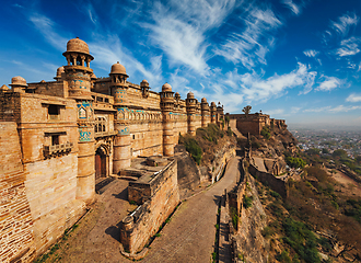 Image showing Gwalior fort. Madhya Pradesh, India