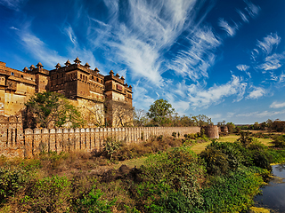 Image showing Orchha palace, Orchha,