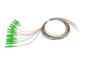 Image showing fiber optic single mode hybrid patch cord