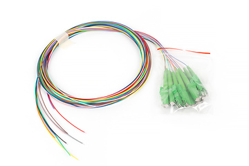 Image showing fiber optic single mode hybrid patch cord