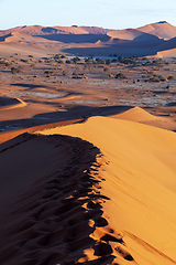 Image showing Dead Vlei landscape in Sossusvlei, Namibia