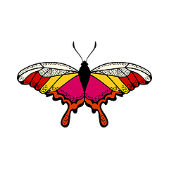 Image showing Butterfly Icon