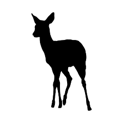 Image showing Deer Silhouette