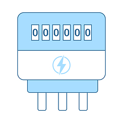 Image showing Electric Meter Icon